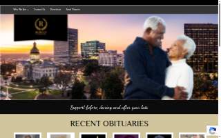 Roberts Funeral Services website