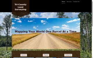 Tri County Land Surveying Inc website