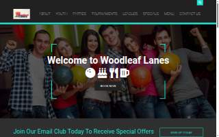 Woodleaf Lanes of Lexington website