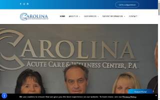Carolina Acute Care & Wellness Center website