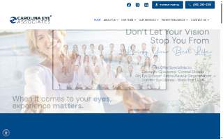 Carolina Eye Associates website