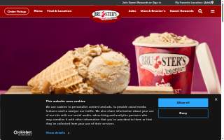Bruster's Real Ice Cream of Matthews website