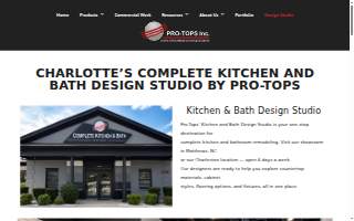 Complete Kitchen & Bath by Pro-Tops website
