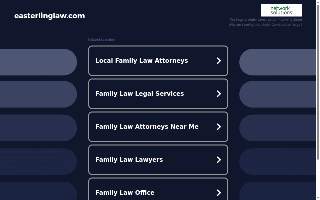 Easterling Law, PLLC of Matthews website