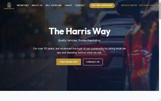 Harris Cars Inc. website