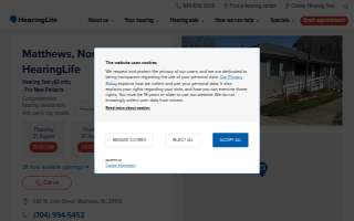 HearingLife of Matthews NC website