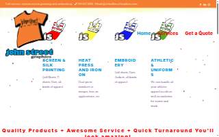 John Street Graphics website