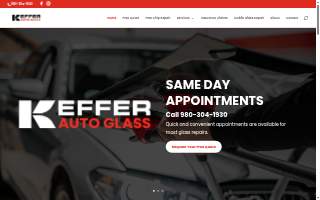 Keffer Auto Glass of Matthews website