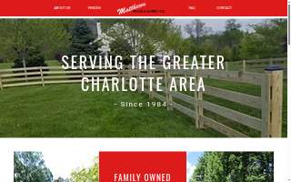 Matthews Fence & Supply Co website