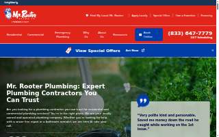 Mr. Rooter Plumbing of Charlotte website