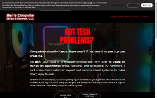 Ben's Computer Sales & Service website