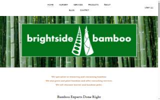 Brightside Bamboo Inc. Nursery & Landscaping website