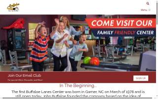 Buffaloe Lanes Mebane Family Bowling Center website