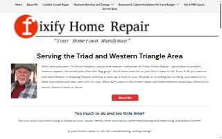 Fixify Home Repair website