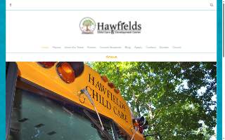Hawfields Child Care website