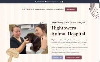 Hightowers Animal Hospital website
