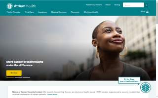 Atrium Health Musculoskeletal Institute Orthopedics & Sports Medicine of Mint Hill website