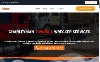 Charleyman Towing & Wrecker Service (Towing service in Charlotte) website