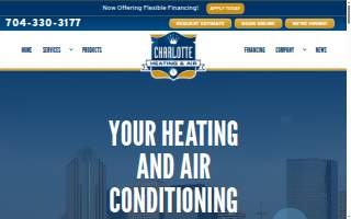 Charlotte Heating & Air website