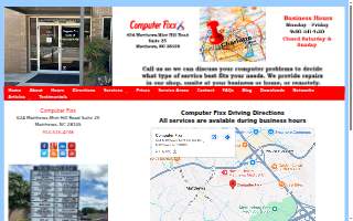 Computer Fixx of Mint Hill website