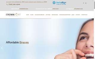 Crown Point Orthodontics website