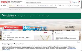 CVS of Mint Hill website