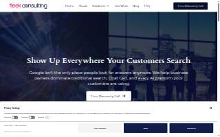 Fleek Consulting website