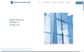 Galletta Law Firm website