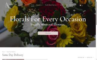 Heatherly Event & Floral Design website