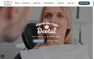 Maple Springs Dental Mint Hill website