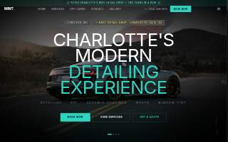 Mint Detailing Studio of Mint Hill website