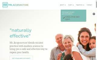 Mr Acupuncture website