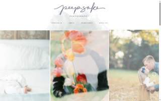Peepsake Photography website
