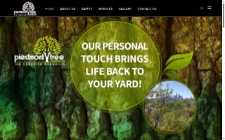 Piedmont Tree Experts website