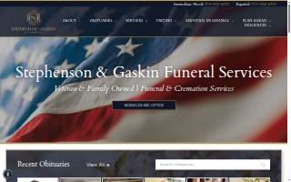 Stephenson & Gaskin Funeral Services website