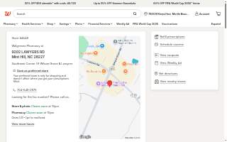 Walgreens Pharmacy of Mint Hill website