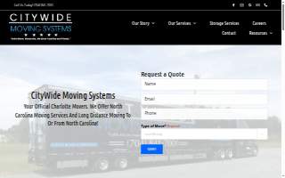 Citywide Moving Systems Monroe website