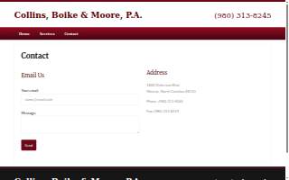 Collins, Boike & Moore PA website
