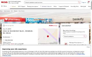 CVS Pharmacy (2501 W Roosevelt Blvd) website