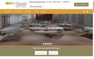 Diamond Floor Covering website