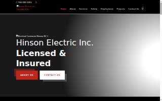 Hinson Electric website