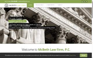 McBeth Law Firm website