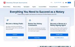 Notary Public of North Carolina website