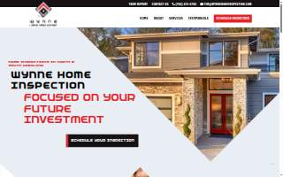 Wynne Home Inspection website