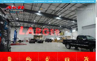 A & B Auto Body Repair Inc website