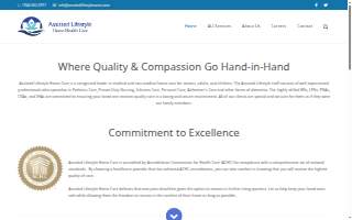 Assisted Lifestyle Home Care website
