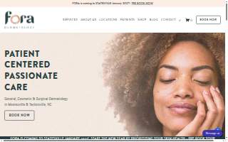 Fora Dermatology, PLLC - Bluefield website