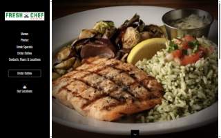 Fresh Chef Kitchen website
