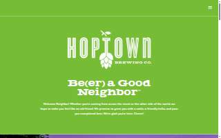 Hoptown Brewing Company website