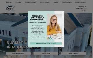 Lake Norman Eye Care website
